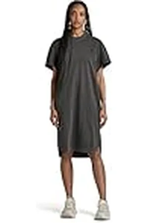 G-Star Raw Overdyed losse T-shirtjurk voor dames, casual jurk, , S