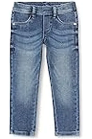 QS by s.Oliver Junior meisjesjeans, Tregging Blue 128, , 128 cm
