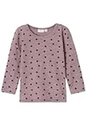 NAME IT Nmfwang Wool Rib Ls Top AOP, , 98 cm