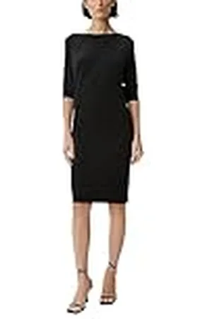 Comma, Jurk met 3/4 mouwen, , 32
