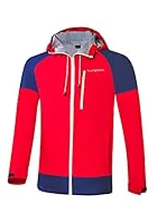 Black Crevice Hardshell herenjack, hoogwaardige outdoorjas voor heren, 3L functionele jas van 100% polyester, ademende herenjas, wind- en waterdichte outdoor regenjas voor heren, , M