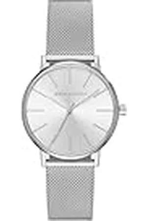 Armani Exchange Roestvrijstalen Mesh Horloge met Drie Wijzers