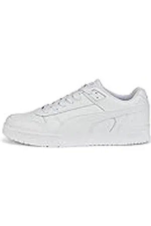 PUMA Rbd Game Laag uniseks-volwassene Sneaker Laag-Top, WHITE- WHITE- TEAM GOLD, 38.5 EU