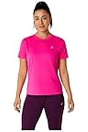 Asics 2012C758-701 Katakana SS Top T-shirt dames roze glo maat XS, , XS