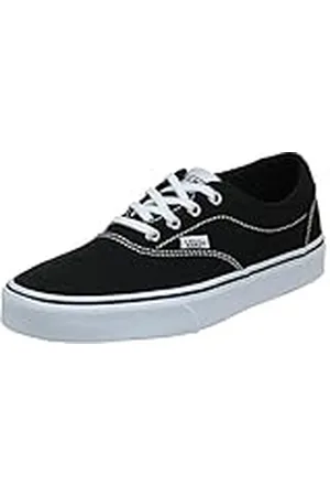 Vans Doheny dames Trainers Laag-Top, Zwart Canvas Zwart Wit 187 , 34.5 EU