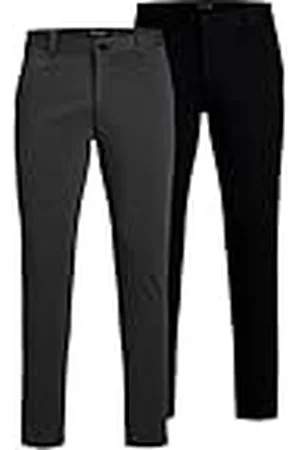 JACK & JONES JPSTMARCO JJPHIL NOR 2PK MP Chino, Dark Grey/Pack: Navy Blazer, 31, , 31W x 32L