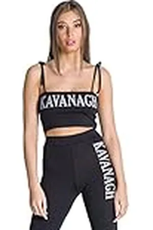 Gianni Kavanagh Black Kavanagh Crop Top T-shirt voor dames, blue, S