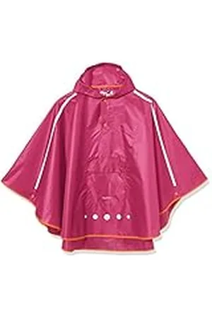 Playshoes Uniseks regenponcho voor kinderen, opvouwbare regenjas, , M