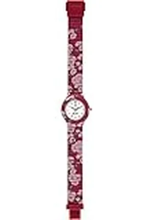 Hip Dameshorloge, collectie I Love Japan, effen wijzerplaat, waterdicht, siliconen armband, , Eén maat, Armband