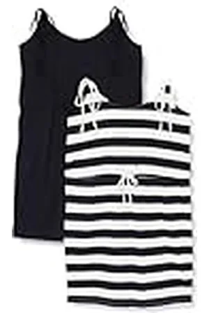 ONLY Dames ONLMAY S/L Singlet Dress JRS 2PK Jurk, Night Sky/Pack: , L
