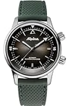 Alpina Analoog herenhorloge kwarts met roestvrijstalen armband mid-39681