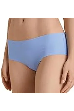 Calida Natural Skin Panty Hydrangea Blue, 1 stuks, maat 32-34, , 32-34