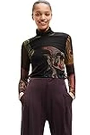 Desigual T-shirt voor dames met lange mouwen, , S