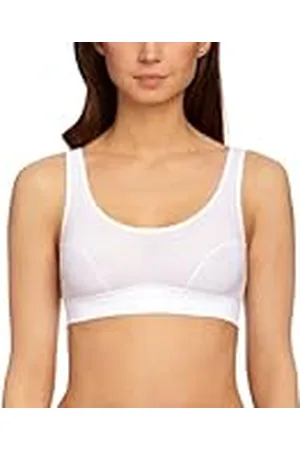 Sloggi Double Comfort Crop Top voor dames. Een klassieke top van extra zacht katoen voor ademend vermogen en comfort, , 75