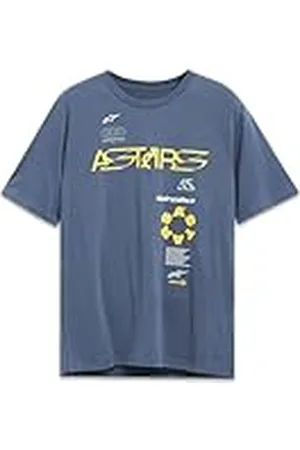 Alpinestars Animous Csf Tee T-shirt Heren Korte Mouw T-Shirt Sportstijl Leisteen Blauw S, , S