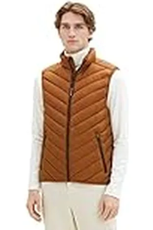 TOM TAILOR TOM KLEERMAKER lichtgewicht gewatteerd herengilet met opstaande kraag van gerecycled polyester