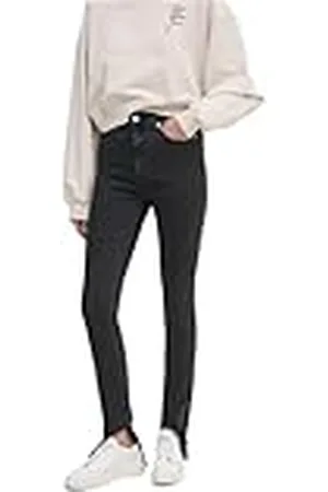 Calvin Klein Jeans Dames HIGH Rise Super Skinny J20J224485 Skinny, Denim (Denim Black), 27W/30L, , 27W / 30L