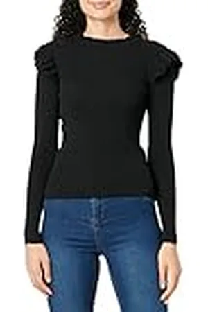 ONLY Onlsia Sally Ruffle LS KNT Noos Pullover voor dames, , XS