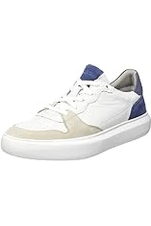 Geox U Deiven Sneakers voor heren, Witte jeans., 39 EU