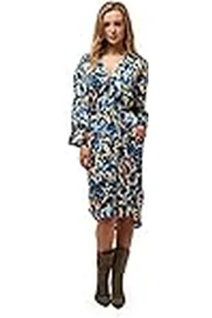 Peppercorn Camil Sabia Casual avondjurk voor dames, Daphne Blauw Pr, XL