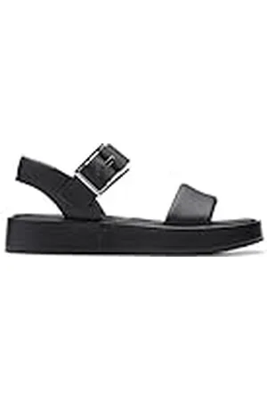 Clarks Dames Alda riem sandaal, zwart leer, 5 UK, , 38 EU