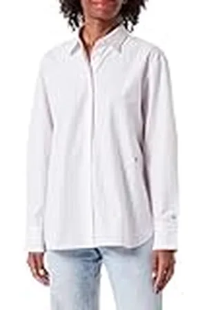 Tommy Hilfiger Jurk met lange mouwen voor dames, roze (Bold Stp/Whimsy Pink), 62 NL