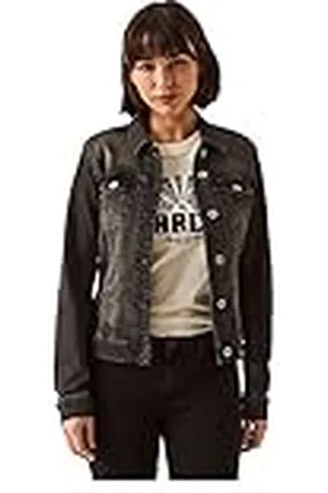 Garcia Dames Denim Jas Colbert + Gilet, , XL