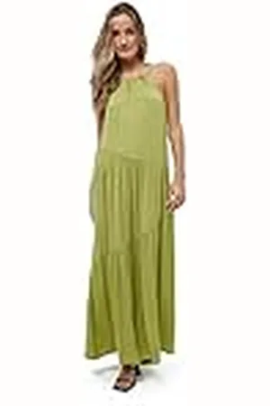 DESIRES Joyla Halterjurk voor dames, Pear Green, S, Peer Groen, S
