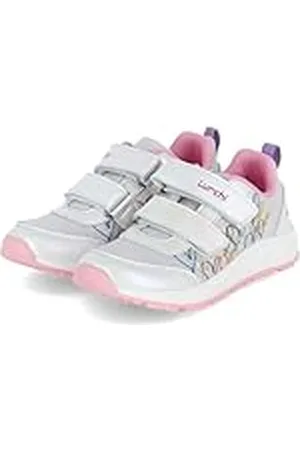 Lurchi 74L0203002 Sneakers voor jongens en meisjes, zilverglitter, 25 EU, , 25 EU