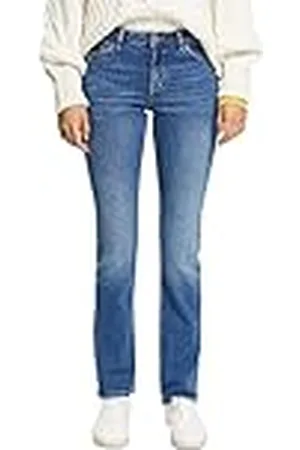 ESPRIT Edc by Dames 102CC1B307 Broek Jeans, 901BLUE Dark WaSH, 2430