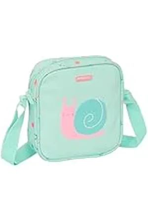 Safta PREESCOLAR CARACOL Kleine schoudertas voor kinderen, kindertas, ideaal voor kinderen van 5 tot 14 jaar, comfortabel en veelzijdig, kwaliteit en duurzaamheid, 16 x 4 x 18 cm, lichtturquoise