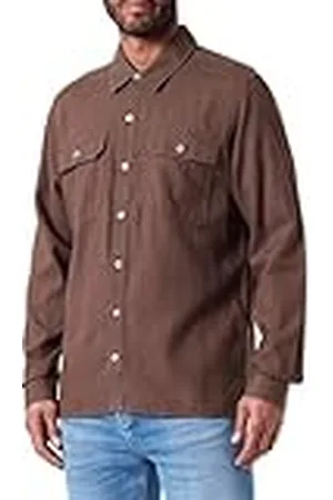 Casual Friday CFAnton LS Herringbone Weave Shirt, , XXL