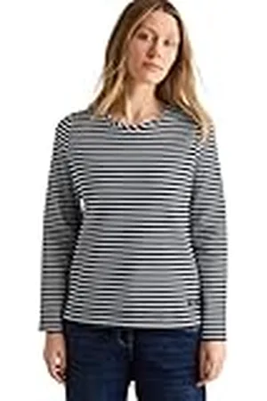CECIL Gestreept structuurshirt, , S