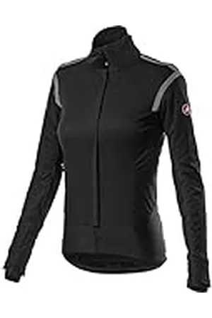 Castelli Alpha Ros 2 W sportjack voor dames, lichtzwart, XS