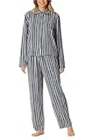 Schiesser Dames Pyjama Lange Broek Lange Mouwen Geselecteerde Premium Pyjamaset, Graphit_182570, 36, , 36