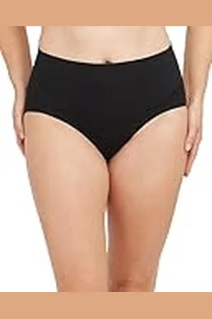 Spanx Cotton Comfort Brief, damesonderbroek, katoenen ondergoed, Veryblack, XL