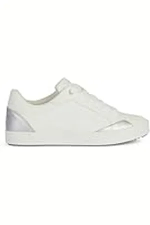 Geox D BLOMIEE E Sneakers voor dames, wit/optisch wit, 40 EU, , 40 EU