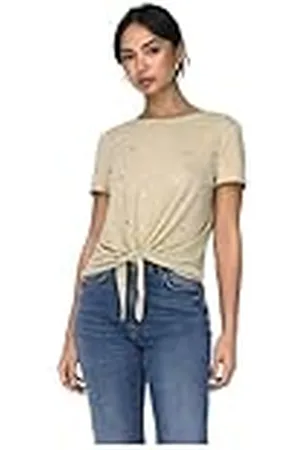 ONLY Dames Onlisabella Life S/S Foil Top Box JRS T-shirt, , M