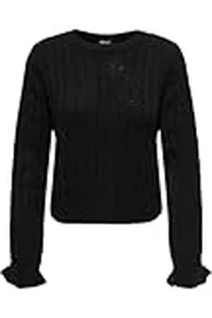 ONLY Dames Onltia Ls Cable O-Neck Bf KNT Pullover, , XL