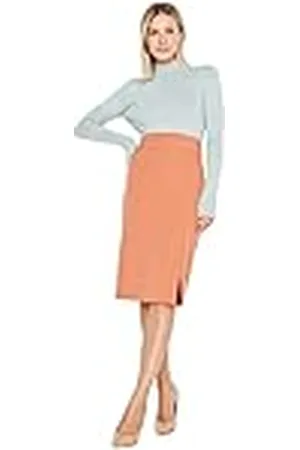 Trendyol Rok - Grijs - Midi, Bruin, 62