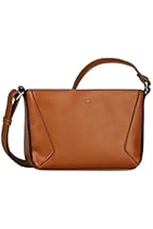 TOM TAILOR Manola schoudertas voor dames, cognac bruin