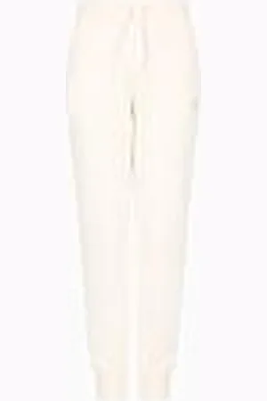 Armani Exchange Arte Sella, glanzend logo, sweatbroek, wit, XS, , XS