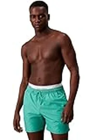 Calvin Klein Middellange Zwemshort met dubbele tailleband voor heren, , XXL
