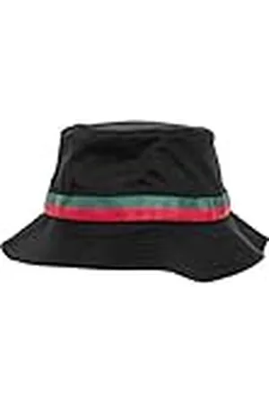 Flexfit Yupoong Stripe Bucket Hat Uniseks Vissershoed voor heren en dames, , One size
