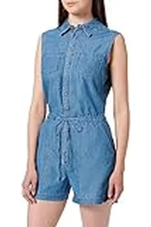 ONLY Dames ONLMILEN SL DNM Playsuit BJ Jumpsuit, Medium Blue Denim, 38, , 38