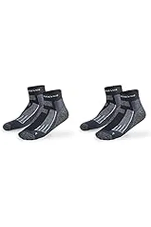Black Crevice Merino wandelsokken voor dames en heren, trekkingsokken in verschillende kleuren en maten, wandelsokken met versterkte tenen en hiel, geurremmend en ademend, 2 paar, , 43-46 EU