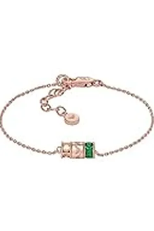 Emporio Armani Armband voor Vrouwen, Roségoudkleurige Sterling Zilveren Componenten Armband, Lengte: 150mm+30mm, Breedte: 10mm, Hoogte: 5.5mm, EG3579221