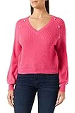 Morgan Dames pullover lange mouwen met V-hals Monet TS, , S