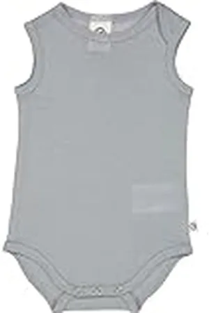 Müsli By Green Cotton Woolly mouwloze body basislaag voor babyjongens, , 56