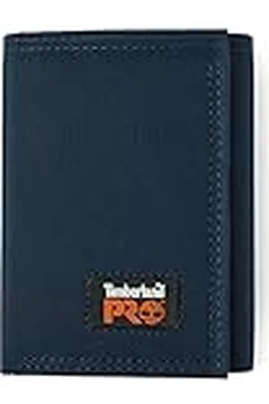 Timberland Heren Cordura Velcro Nylon RFID Trifold Portemonnee met ID Venster, Navy, One Size, marineblauw, Eén maat